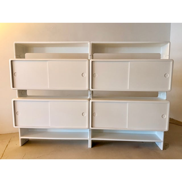 Vintage Modular Shelf by Ernest Igl for Wilhelm Werndl, 1970s, Set of 8, in Restored conditions. Designed 1970 to 1979 I...