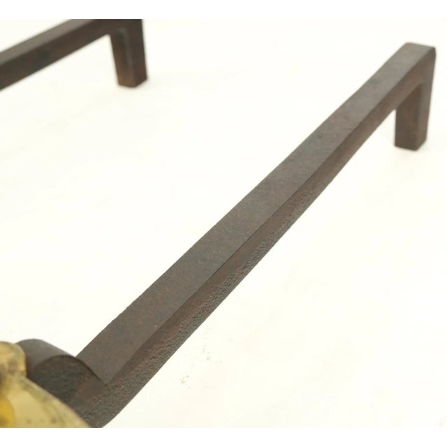 Pair of Italian Renaissance Revival Bronze Andirons For Sale - Image 4 of 13