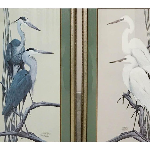 Signed, Numbered Art Lamay Bird Lithographs a Pair Chairish