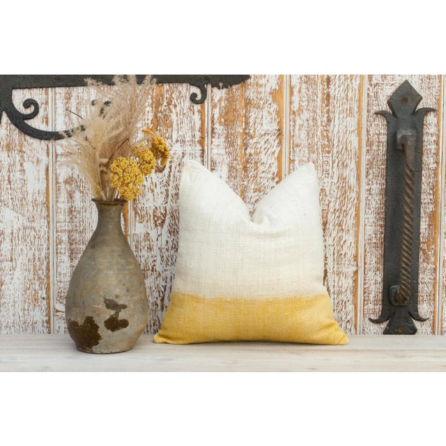 Textile Yanti Organic Silk Pillow For Sale - Image 7 of 8