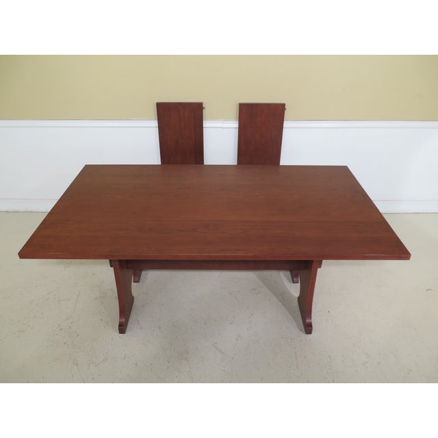 1990s Vintage Stickley Cherry Mission Style Cherry Dining Room