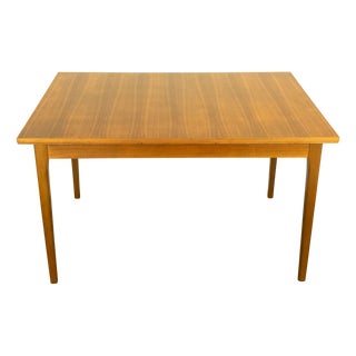 Extendable Dining Table in Walnut & Beech from Lübke, 1960s For Sale