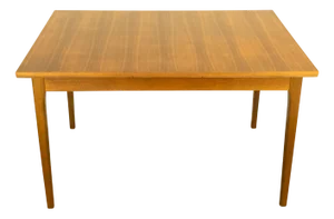 Extendable Dining Table in Walnut & Beech from Lübke, 1960s