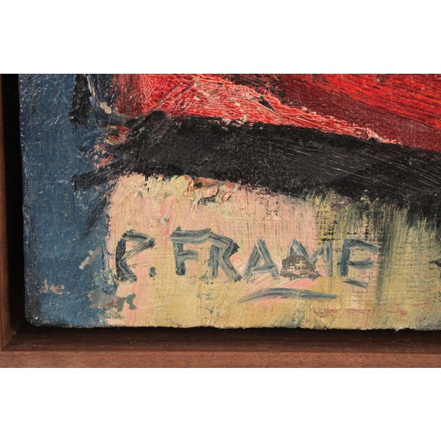 Abstract Still Life Painting by Robert A. Frame (1924-1999) For Sale - Image 11 of 11