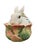 Rabbit Fitz & Floyd "Le Lapin" Large Oval Covered Vegetable Bowl For Sale - Image 9 of 10