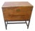 Antique Camphorwood Campaign Box on Stand For Sale