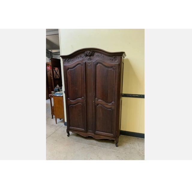 1910s Antique Art Nouveau Linen Cupboard, 1910 For Sale - Image 5 of 9