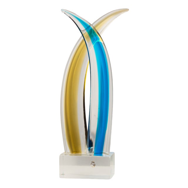 Murano Glass Sculpture from Stefano Toso, 1980 For Sale