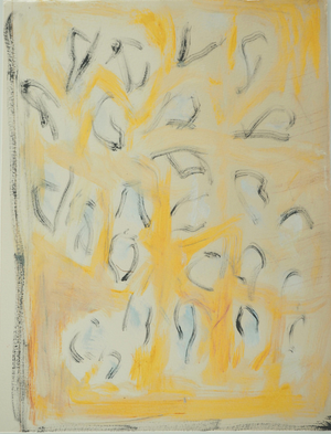 Roger Crusat, Shards of Light, Gouache on Paper