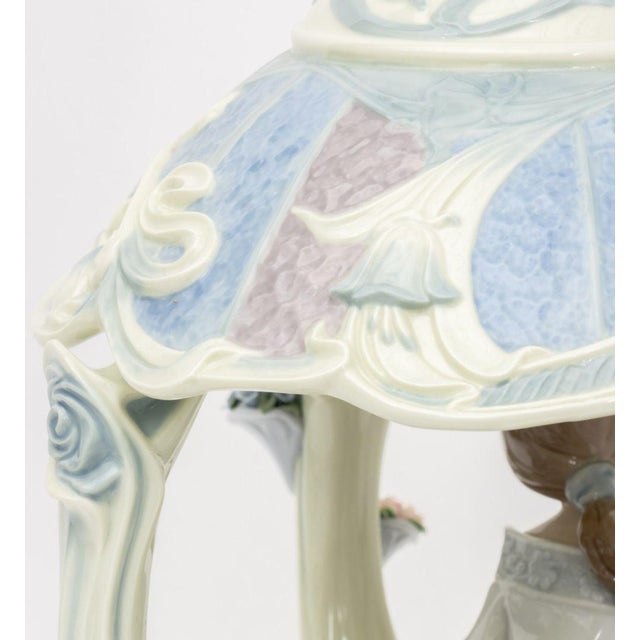 White Lladro "Gazebo in Bloom" Porcelain Figurine For Sale - Image 8 of 18