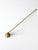 Mid-Century Modern Vintage Brass Candle Snuffer With Twisted Handle For Sale - Image 3 of 12