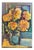 Frank Chabry, Yellow Flowers, Oil on Canvas / Paper For Sale