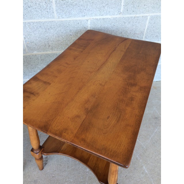 Cushman Colonial Maple End Tables A Pair Chairish