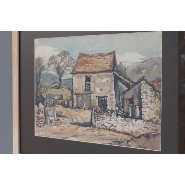 Rustic Mary Williams, English Country Scenes, 1970s, Paint, Set of 4 For Sale - Image 3 of 11