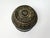 Antique Islamic Berber Copper Henna Box with Fluted Lid, 1890s, in Good conditions. Designed 1890 to 1919