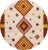 A beautiful hand-woven modern Kilim rug with an ivory field and multi-color accents in an all-over geometric design. This...