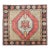 Vintage Zabihi Collection Turkish Small Square Rug For Sale