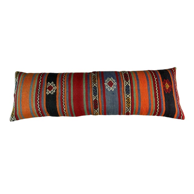 Vintage Turkish Kilim Cushion Cover For Sale - Image 4 of 11