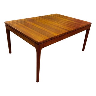 1960s Glostrup Møbelfabrik Solid Teak Dining Table by Grete Jalk For Sale