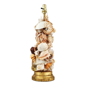 Lamp Seashells Shells - Vintage Restored