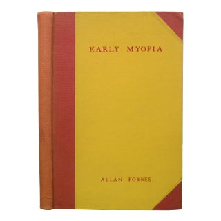 "Early Myopia at Winchester, Hamilton, Dedham, Framingham. Southboro and Milton" 1942 Forbes, Allan For Sale