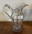 Transparent Large Antique Early 19th Century George III Anglo Irish Cut Crystal Glass Wine Ewer or Water Pitcher For Sale - Image 8 of 13