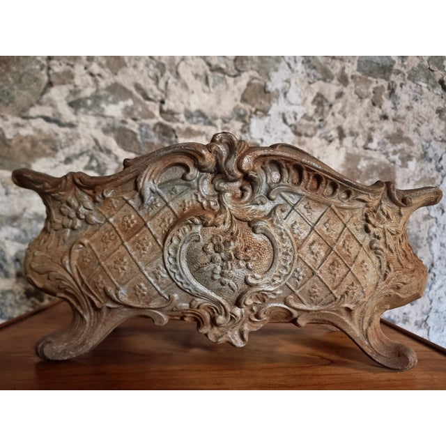 Antique French Cast Iron Jardinière, Charleville, Late 19th Century For Sale - Image 11 of 11