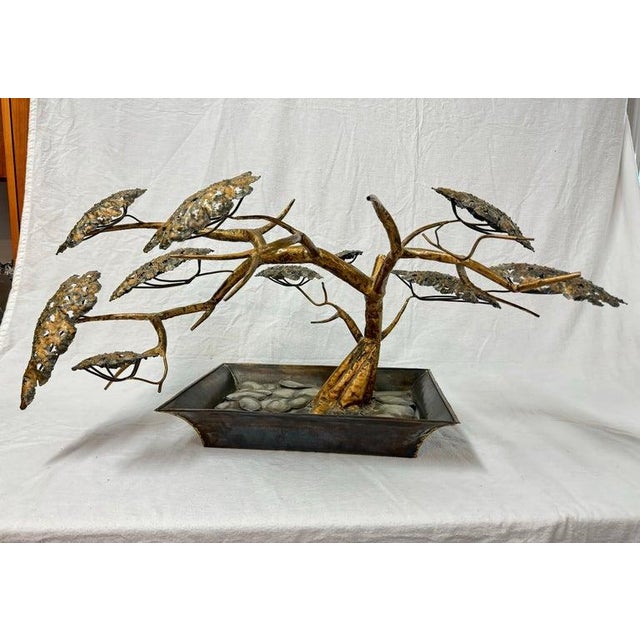 Mid Century Brass Tree Sculpture by Jaqui of California For Sale - Image 4 of 12