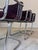 Cantilever Chair in Chrome with Purple Upholstery by Gastone Rinaldi For Sale - Image 10 of 11