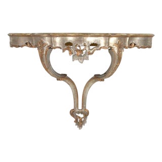 19th Century Italian Wall Console Table For Sale