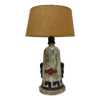 Ceramic Martini Bottle Table Lamp, Italy, 1960s For Sale