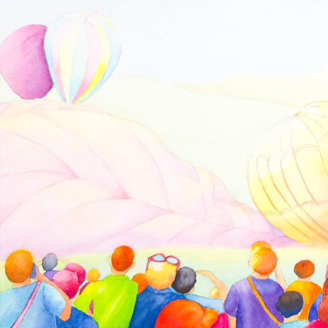 Hot Air Balloon Festival - Tomoko Parry, C. 1990s For Sale - Image 4 of 10