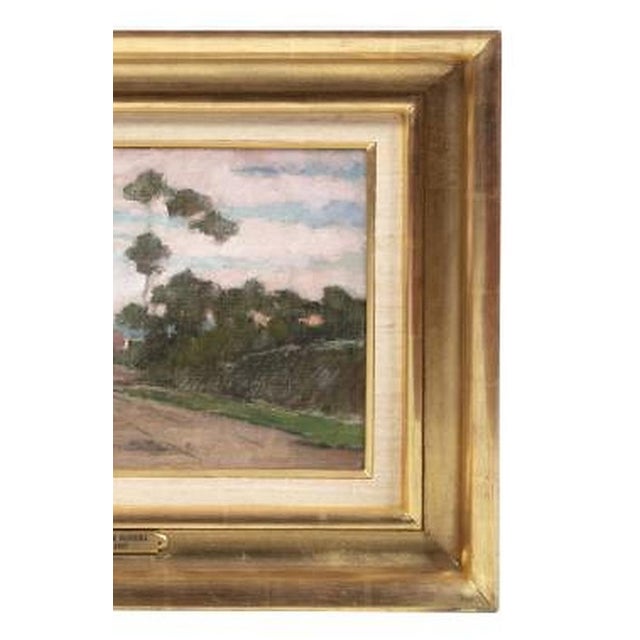Marques de Oliveira, Landscape with Figure, Oil Painting on Canvas For Sale - Image 4 of 8