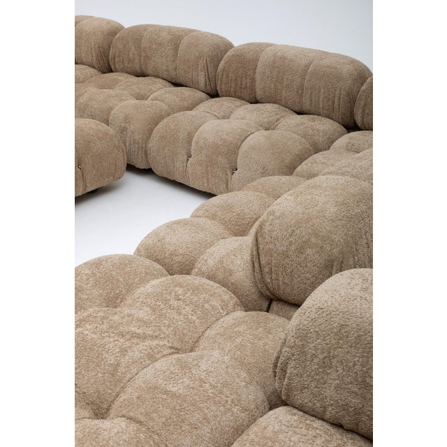 Mario Bellini Camaleonda Modular Sectional for B&b Italia, 1970s, 15 Pieces, New Bouclé For Sale - Image 10 of 18
