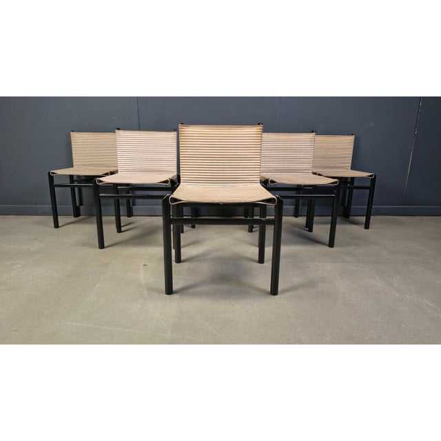 Mastro Dining Chairs by Afra & Tobia Scarpa for Molteni, 1980s, Set of 6 For Sale - Image 14 of 18