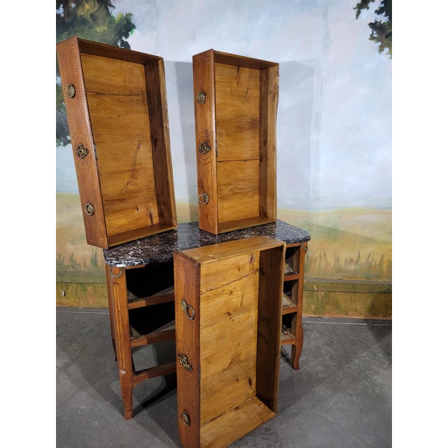 Small Louis Xvi Chest of Drawers in Cherry Wood For Sale - Image 9 of 13