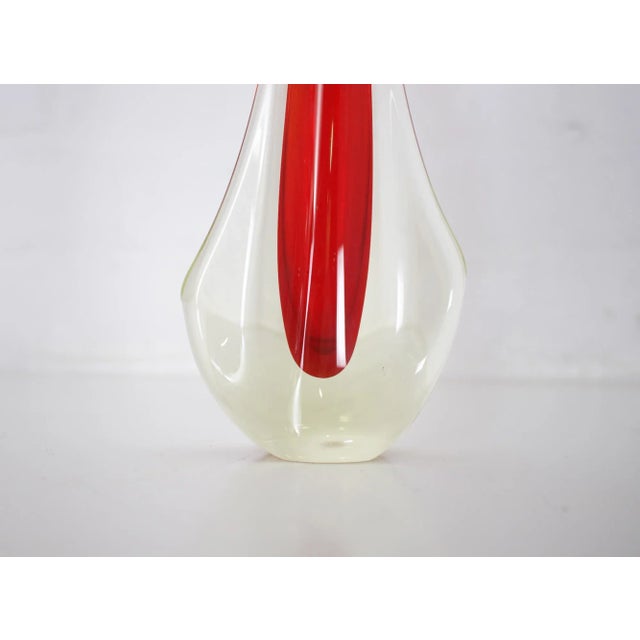 Flavio Poli Soliflore Vase by Flavio Poli for Seguso For Sale - Image 4 of 8