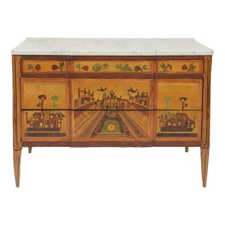 19th Century Marquetry Commode For Sale