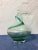 Mid-Century Spiral Pattern Glass Vase, 1970s For Sale - Image 6 of 6