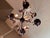 Amethyst Antique Louis XV Style Four Arm Chandelier With Amethyst Color Grape Clusters For Sale - Image 8 of 12