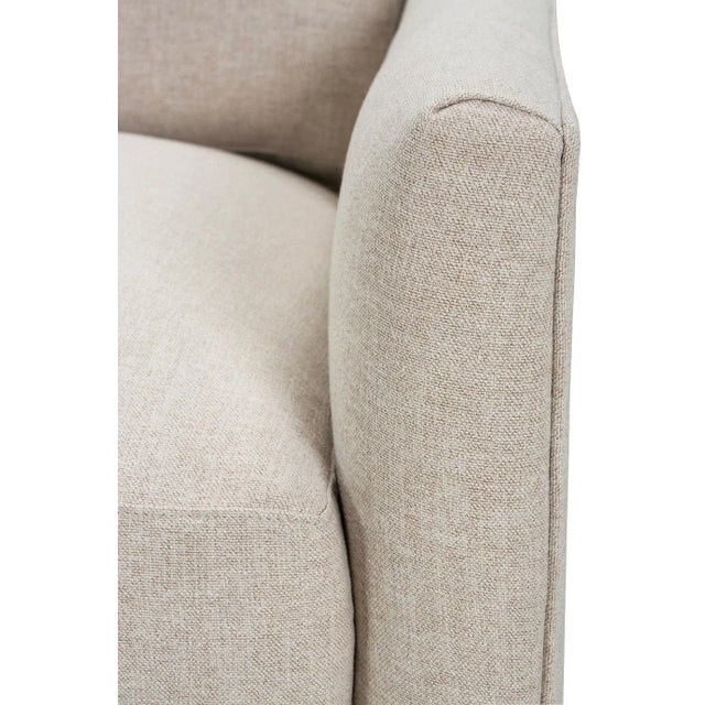Greta Chair, Flax Linen For Sale - Image 10 of 13