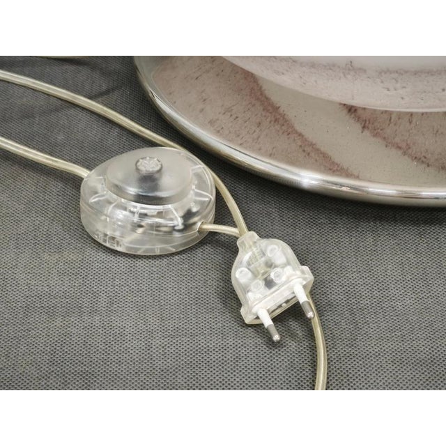 Italian Space Age Murano Glass Globe Table Lamp, 1970s For Sale - Image 4 of 10