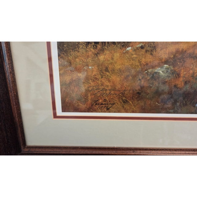 The Ploy by Renowned Western Artist Howard Terpning 1978 Print Signed and Numbered 190/1000 With Coa For Sale In Dallas - Image 6 of 10