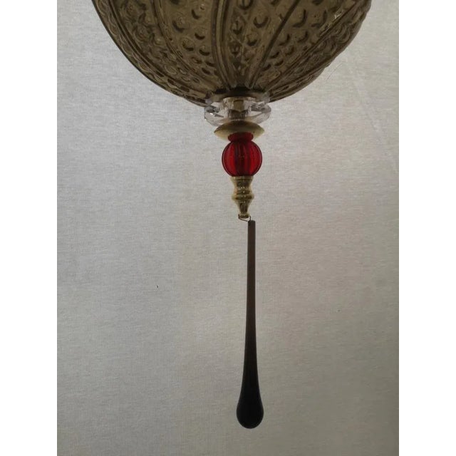 Mid-Century Italian Murano Blown Smoked Glass, 2000s For Sale - Image 6 of 11