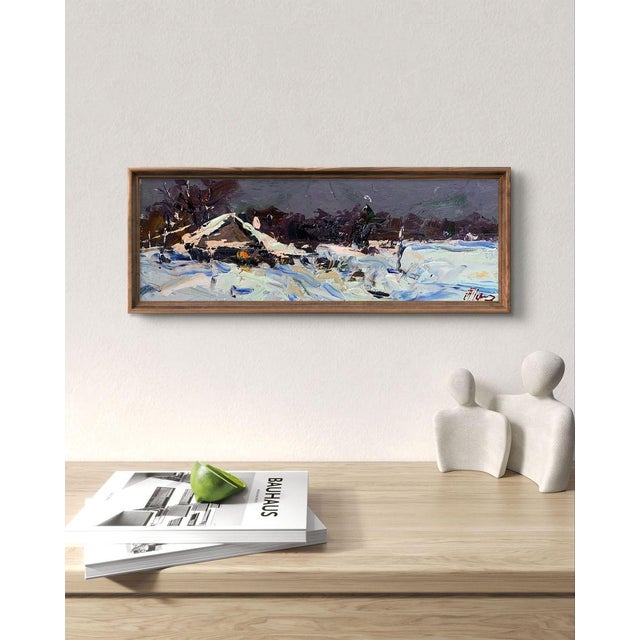 Impressionist Oil Painting Lonely House Alexander Cherednichenko For Sale - Image 3 of 12