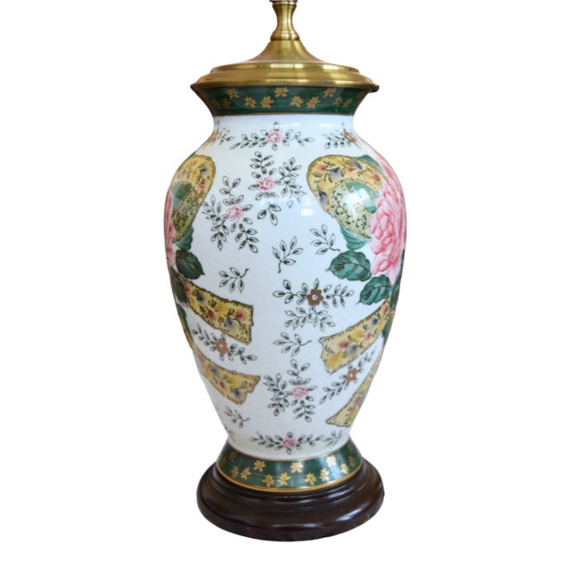 Wildwood Mid 20th Century Wildwood Chinoiserie Ginger Jar Table Lamp For Sale - Image 4 of 6