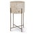 2020s Regina Andrew Bone Drum Table in Antique Brass For Sale - Image 5 of 5