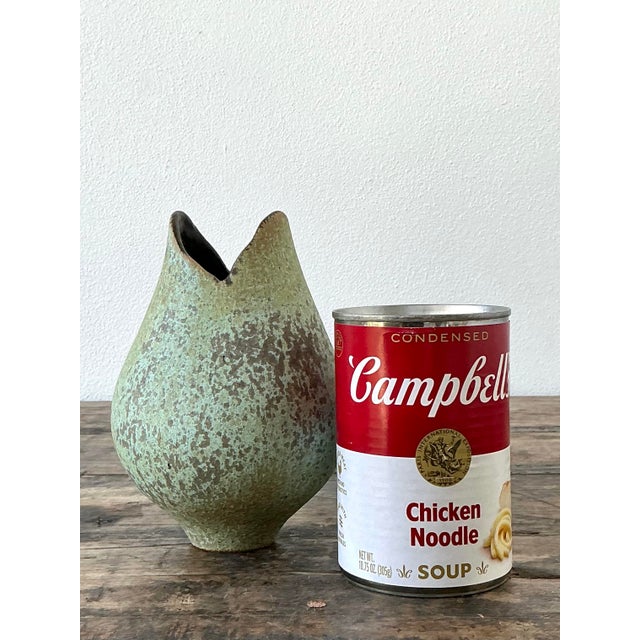 Ceramic Vintage Original Studio Pottery Vase For Sale - Image 7 of 12