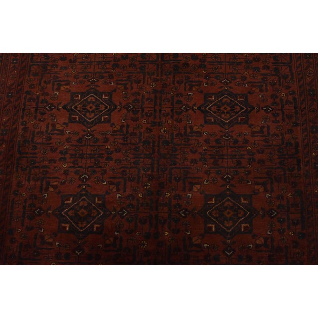 2020s Turkmen Rug 6’8” X 9’7” Red Wool Tribal Hand-Knotted Oriental Carpet For Sale - Image 5 of 12