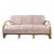 American Designer Oak Frame Fabric Sofa For Sale